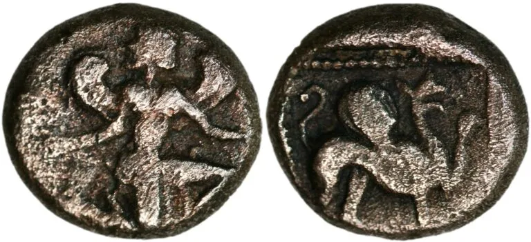 Trihemiobol from Kaunos in Caria (ca. 490-470 BC)
