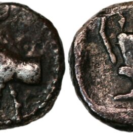 Trihemitartemorion from Mende in Macedonia (ca. 460-423 BC)
