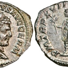 Denarius from Emperor Caracalla (214 AD)
