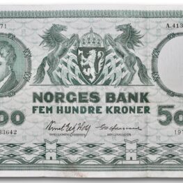 Norway, 500 kroner 1971