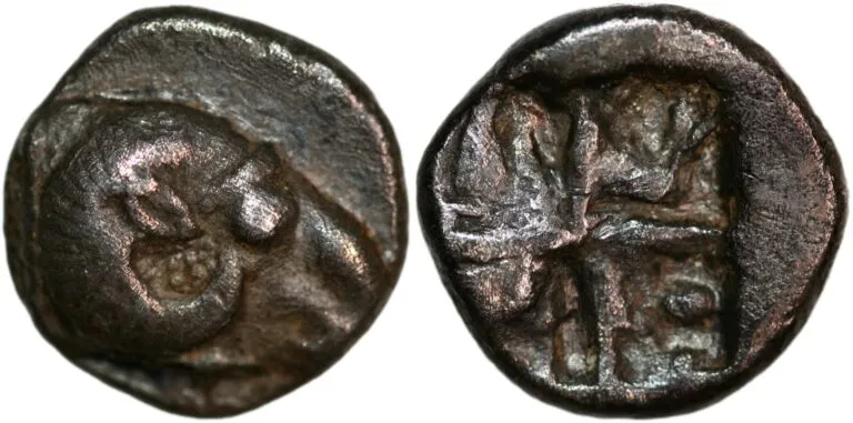 Diobol from Kebren in Troas (5th Century BC)