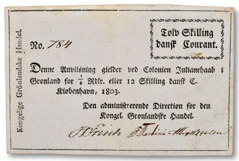 Grønland, 12 skilling 1803