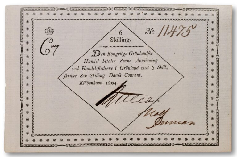 Grønland, 6 skilling 1804