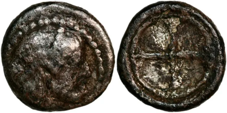 Obol from Syracuse in Sicily (478-466 BC)