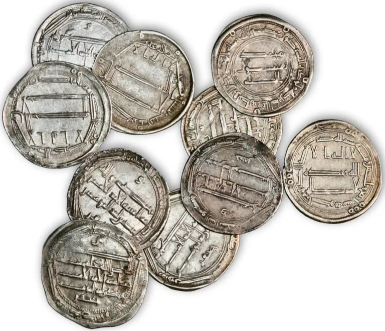 Abbasid Caliphate, Multiple lots of 8th Century Dirhams