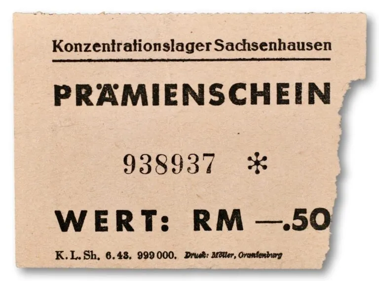 Tyskland, 50 Reichspfennig Prämienschein 1938-1945
