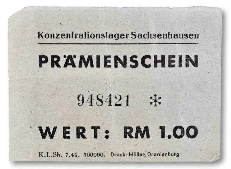Tyskland, 1 Reichsmark Prämienschein 1938-1945