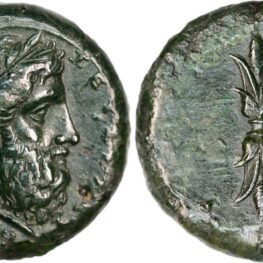 AE Hemidrachm from Syracuse in Sicily (ca. 344-317 BC)