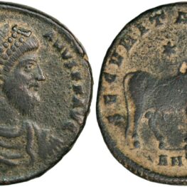 Double maiorina from Emperor Julian II (ca. 361-363 AD)