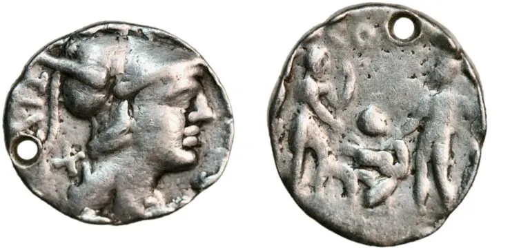 Denarius from moneyer Ti. Veturius (137 BC)