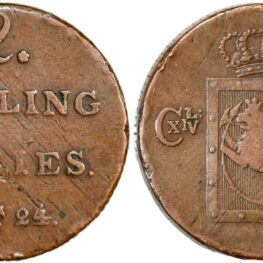 Norway, 2 skilling 1824