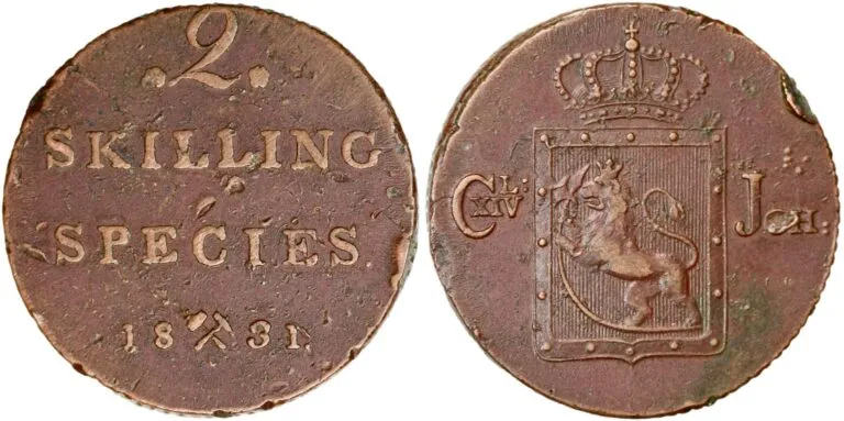 2 skilling 1831