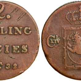Norway, 2 skilling 1832