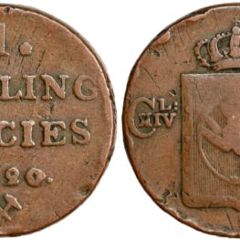 Norway, 1 skilling 1820