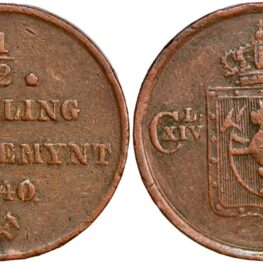 Norway, 1/2 skilling 1840