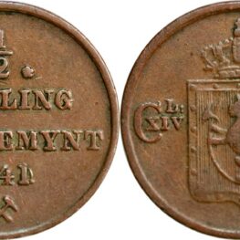 Norway, 1/2 skilling 1841/0