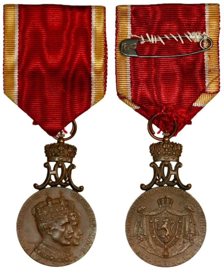 Norway, Haakon VII and Queen Maud Coronation Medal (1906)