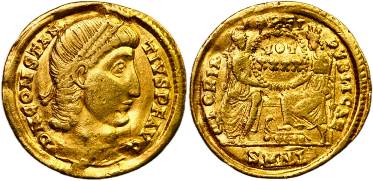 Solidus (gold!) from Emperor Constantius II (355-361 AD)