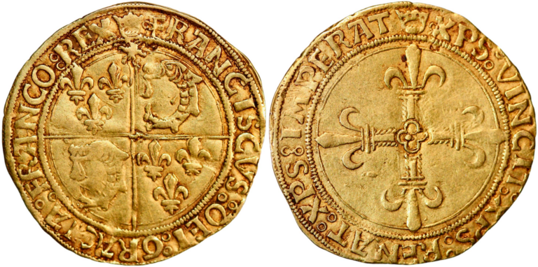 France, Ecu d’or (gold!) 1515-1547