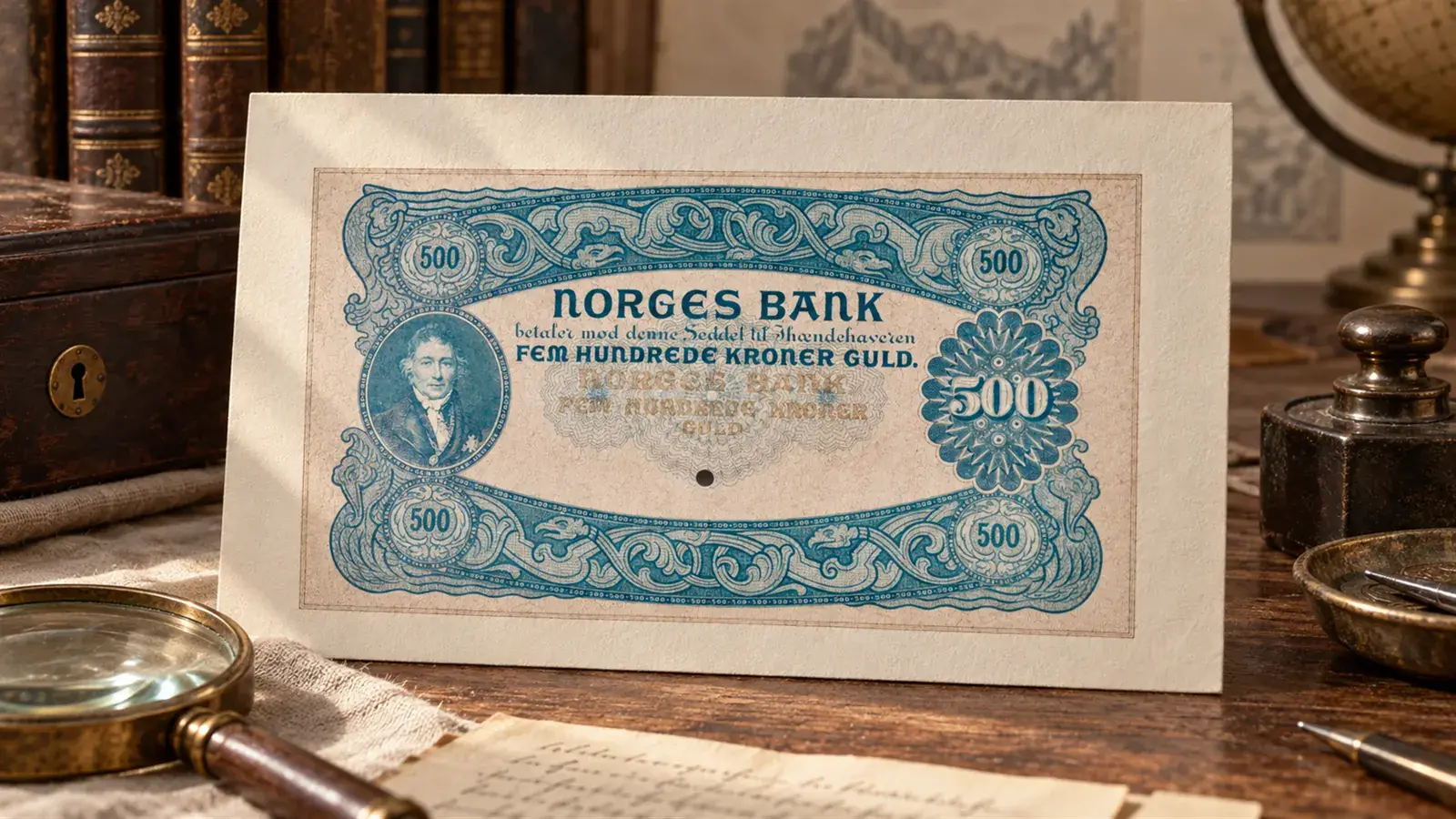 500 kroner: Norges Bank 500-kroneseddel