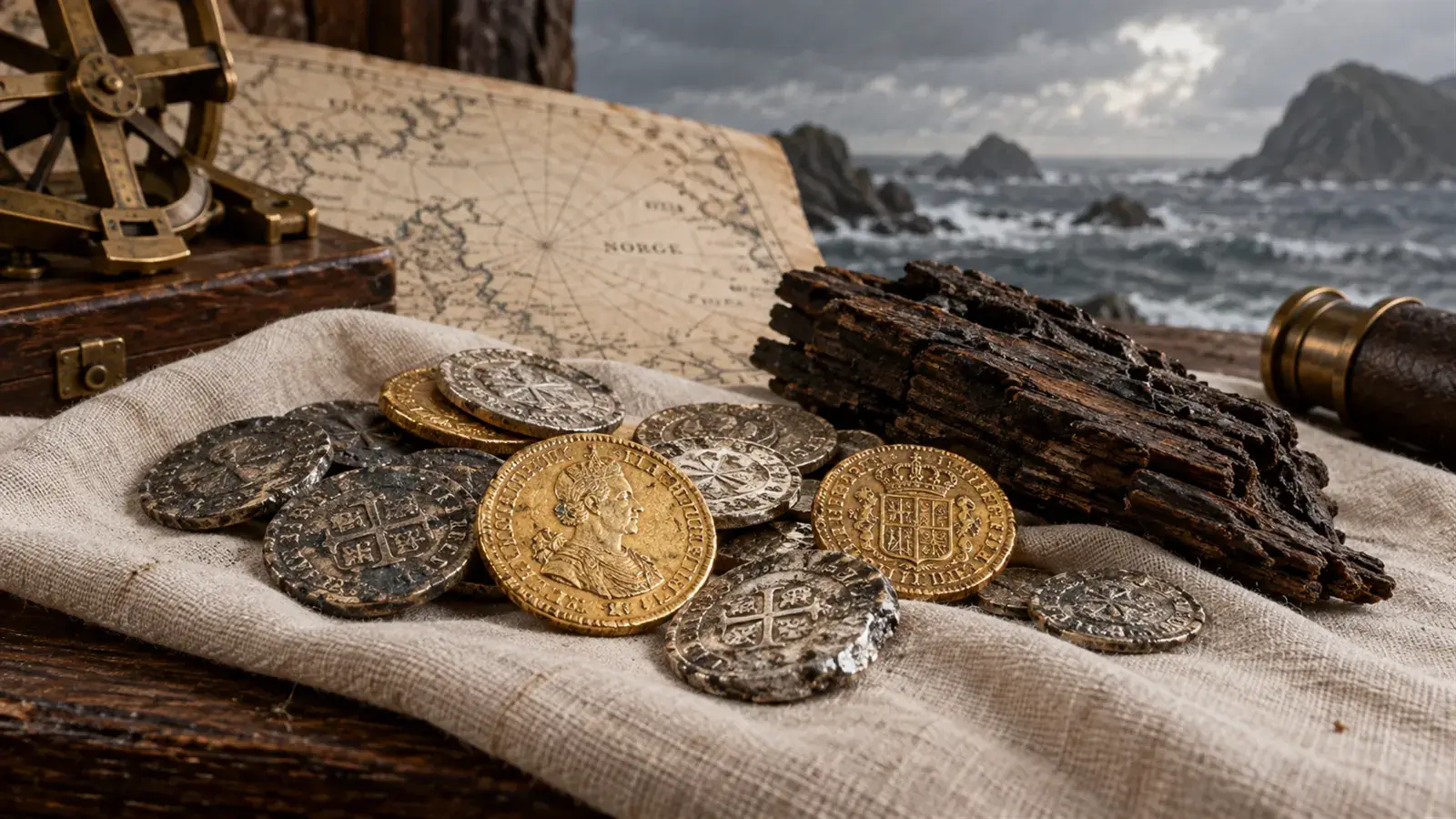 Runde treasure: Gold and silver coins from a shipwreck treasure