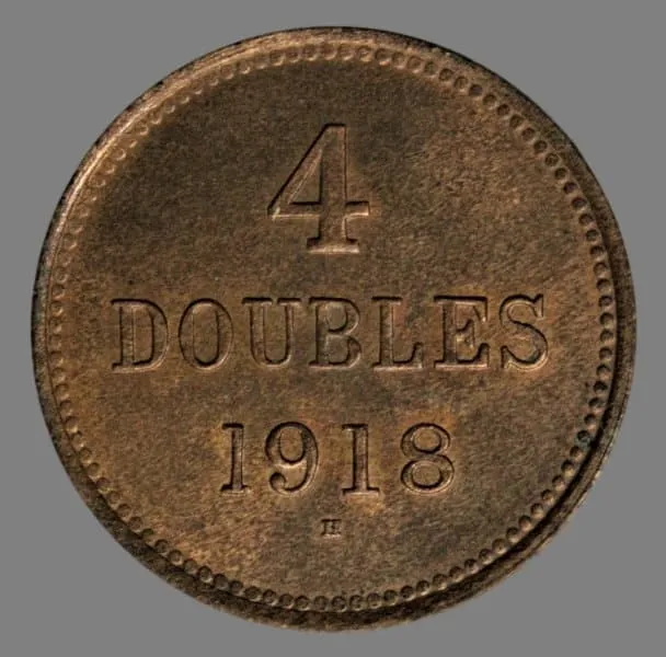 Guernsey, 4 doubles 1918