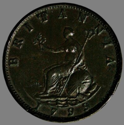 England, ½ penny 1799