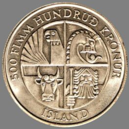 Iceland, 500 krónur 1974